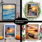 12 Pack 5D Diamond Art Kits for Adults - Beach Diamond Art DIY Paint with Round Full Drill Diamond dots for Beginners